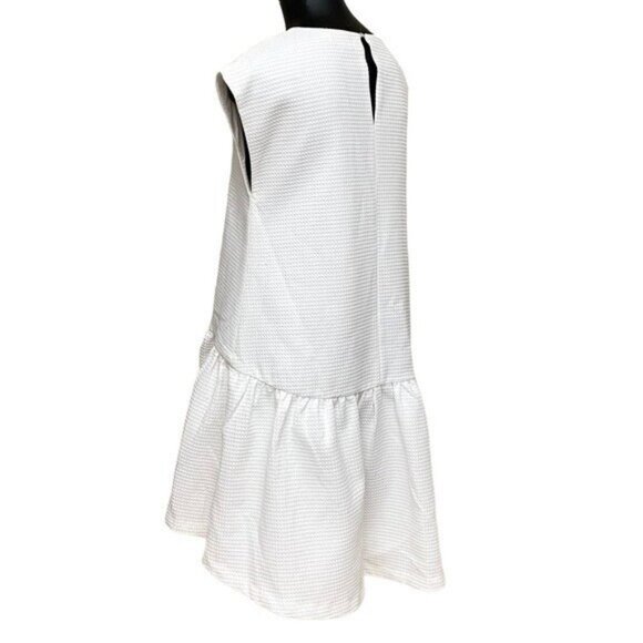Farrow White Drop Waist Dress Size Small - Picture 5 of 8